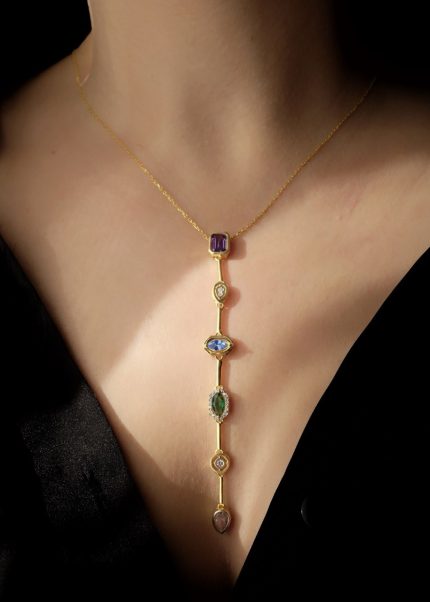 925 ayar gümüş / salkım kolye