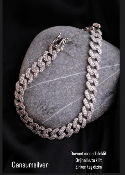 925 ayar gümüş gurmet  bileklik